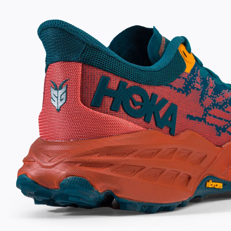 Dámska bežecká obuv HOKA Speedgoat 5 blue-orange 1123158-BCCML 9