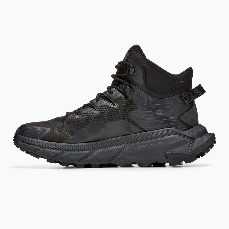 Pánske trekové topánky HOKA Trail Code GTX black/raven 7