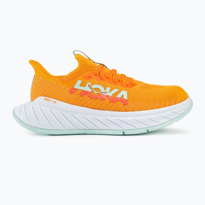 Dámska bežecká obuv HOKA Carbon X 3 radiant yellow/camellia 3