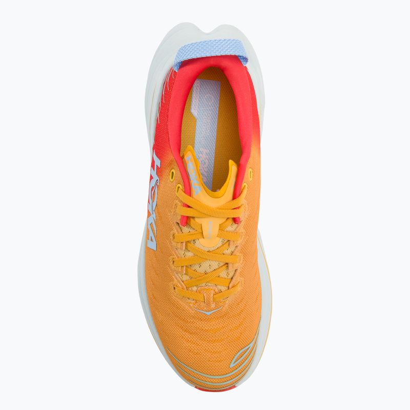 Pánska bežecká obuv HOKA Bondi X fiesta/amber yellow 6