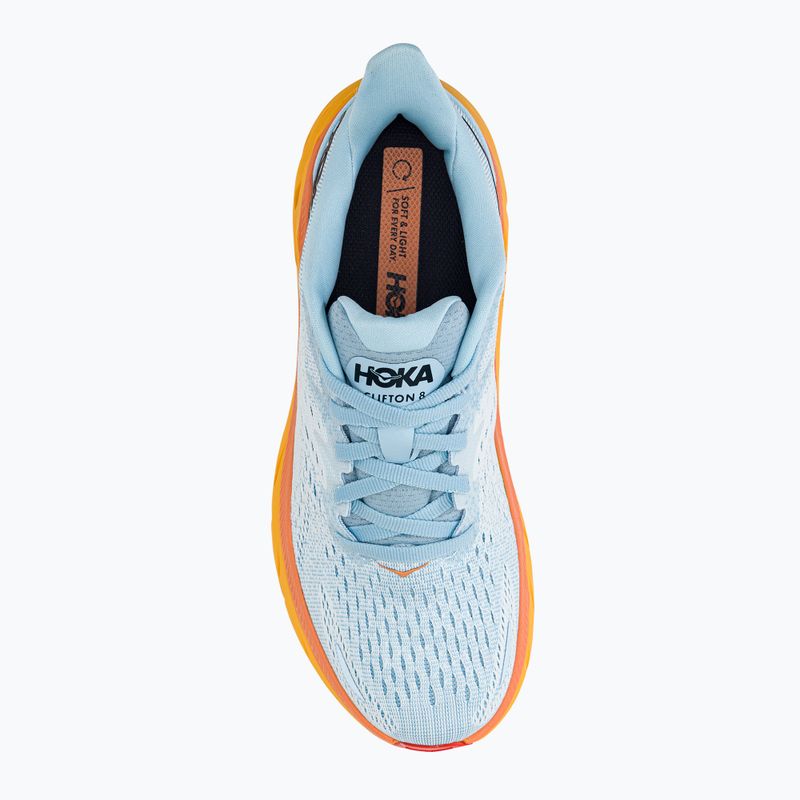 Dámska bežecká obuv HOKA Clifton 8 light blue 1119394-SSIF 6