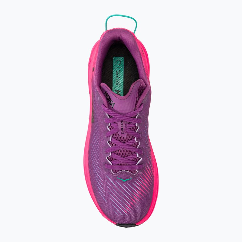 Dámska bežecká obuv HOKA Rincon 3 beautyberry/knockout pink 5