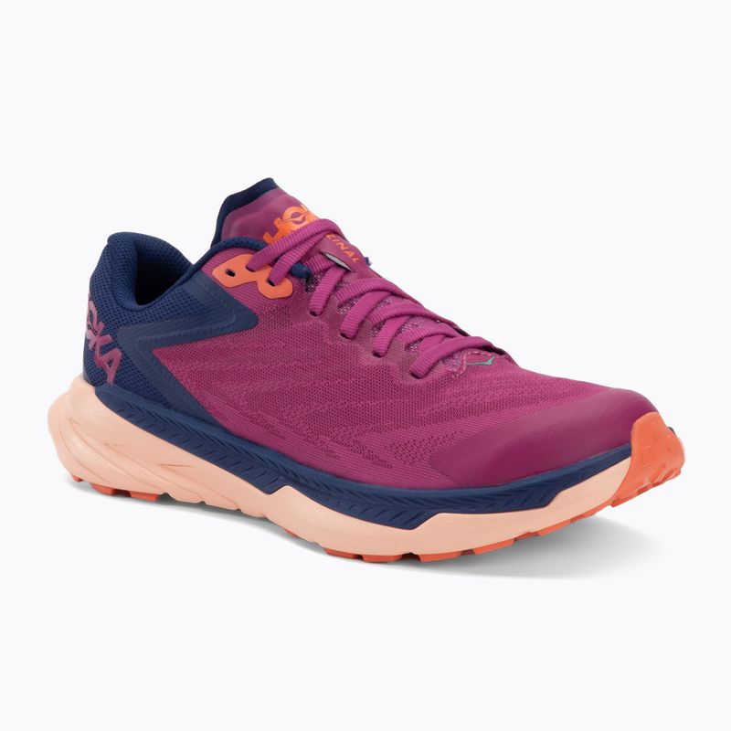 Dámska bežecká obuv HOKA Zinal festival fuchsia/bellwether blue
