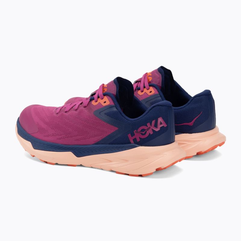 Dámska bežecká obuv HOKA Zinal festival fuchsia/bellwether blue 3