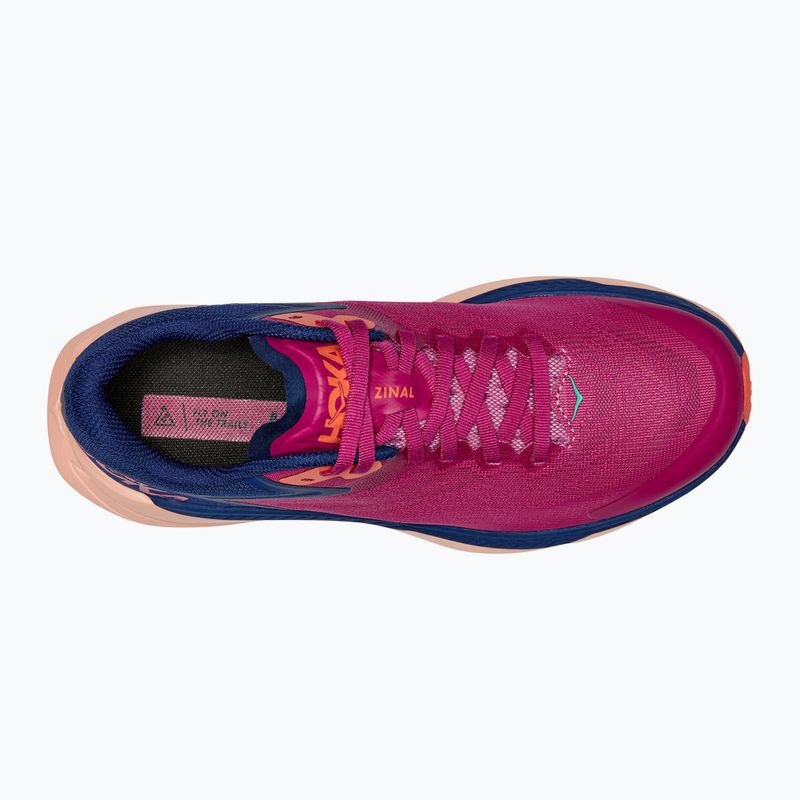 Dámska bežecká obuv HOKA Zinal festival fuchsia/bellwether blue 9
