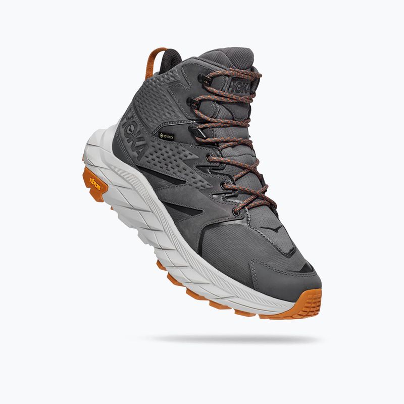 Pánske trekové topánky HOKA Anacapa Mid GTX grey 1122018-CHMS 12