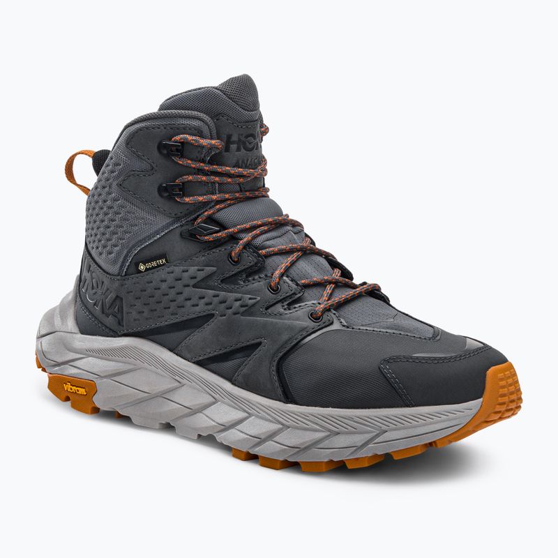 Pánske trekové topánky HOKA Anacapa Mid GTX grey 1122018-CHMS