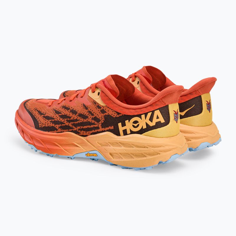 HOKA Speedgoat 5 pánska bežecká obuv oranžová 1123157-PBAY 4