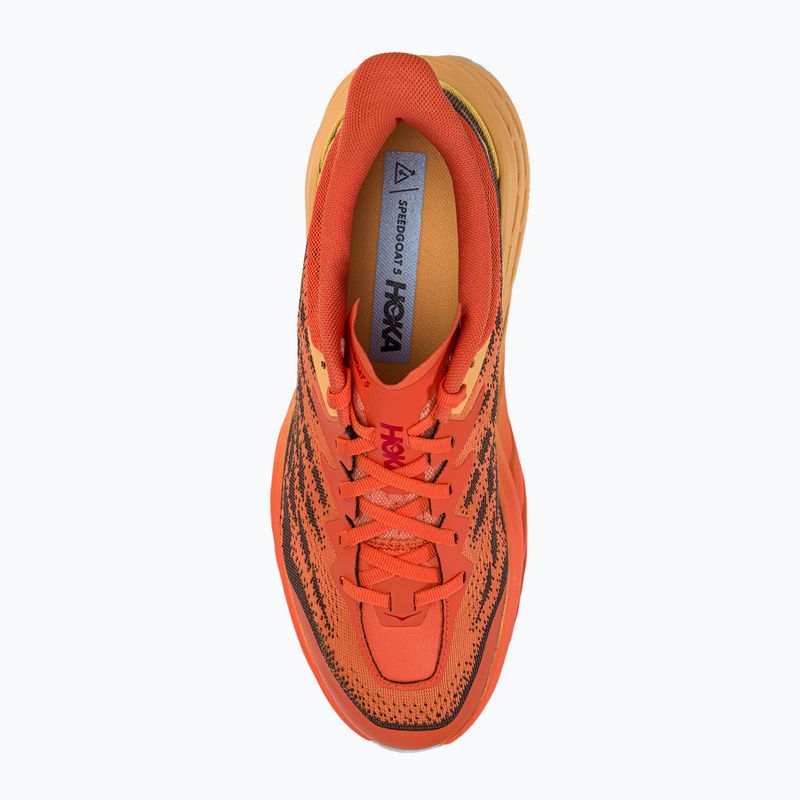 HOKA Speedgoat 5 pánska bežecká obuv oranžová 1123157-PBAY 5