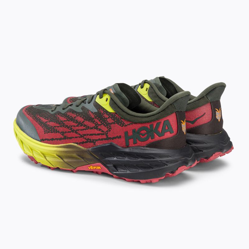 HOKA Speedgoat 5 pánska bežecká obuv tmavozelená 1123157-TFST 4