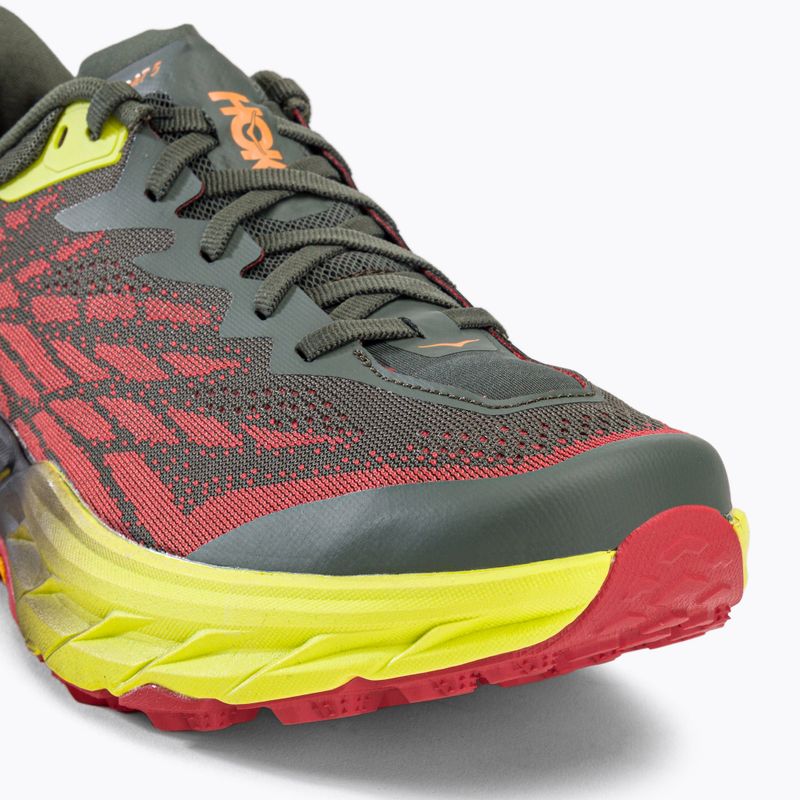 HOKA Speedgoat 5 pánska bežecká obuv tmavozelená 1123157-TFST 7