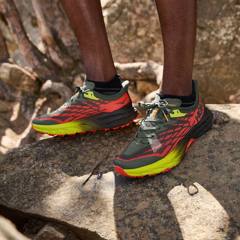 HOKA Speedgoat 5 pánska bežecká obuv tmavozelená 1123157-TFST 9