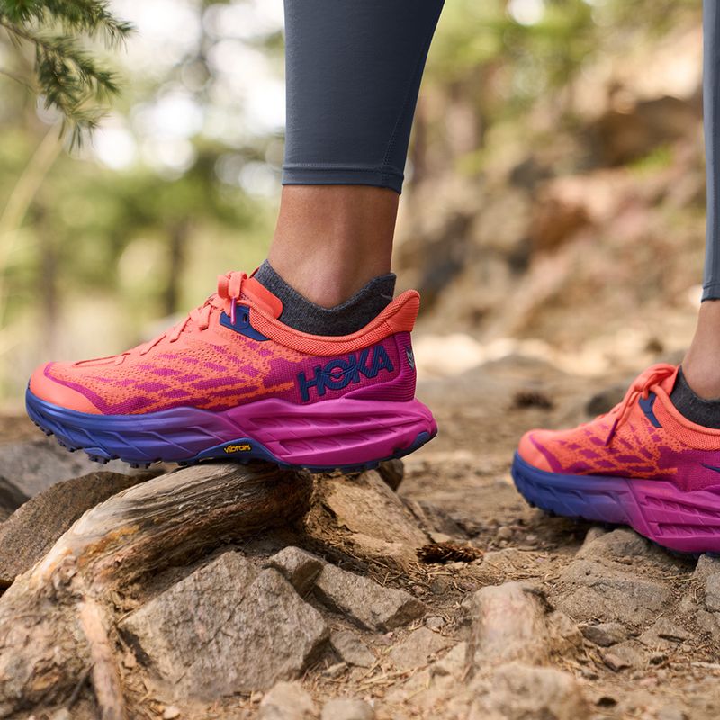 Dámska bežecká obuv HOKA Speedgoat 5 orange 1123158-FFCM 12