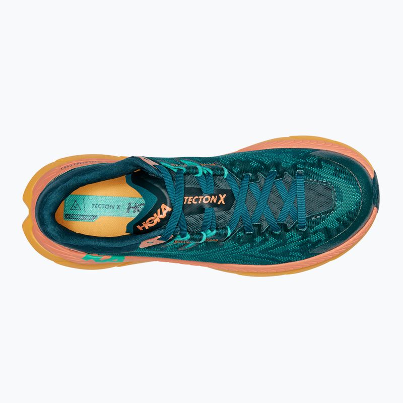 Dámska bežecká obuv HOKA Tecton X deep teal/water garden 9