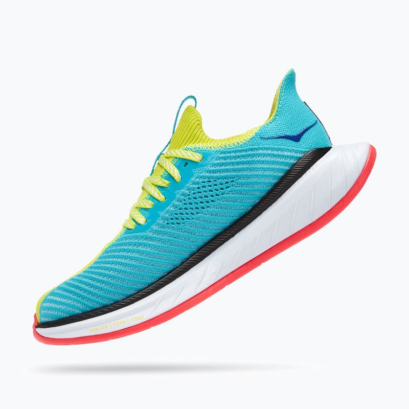 Dámska bežecká obuv HOKA Carbon X 3 evening primrose/scuba blue 10