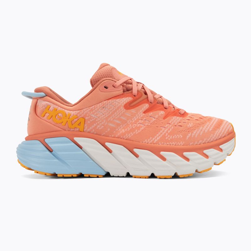 Dámska bežecká obuv HOKA Gaviota 4 shell coral/peach parfait 2