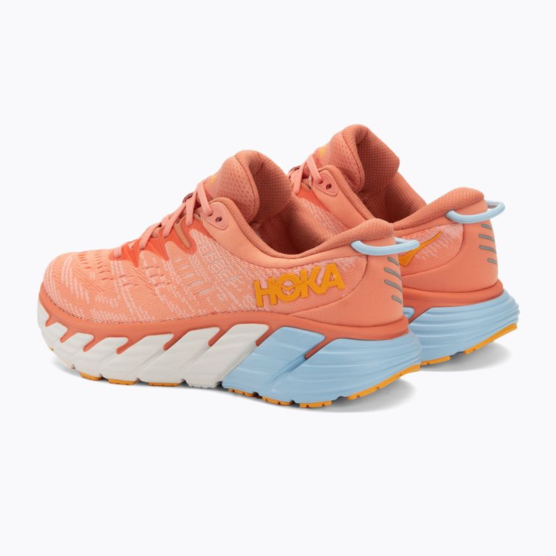 Dámska bežecká obuv HOKA Gaviota 4 shell coral/peach parfait 3