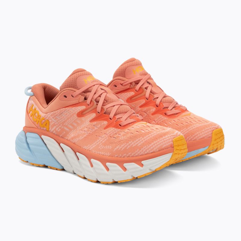 Dámska bežecká obuv HOKA Gaviota 4 shell coral/peach parfait 4