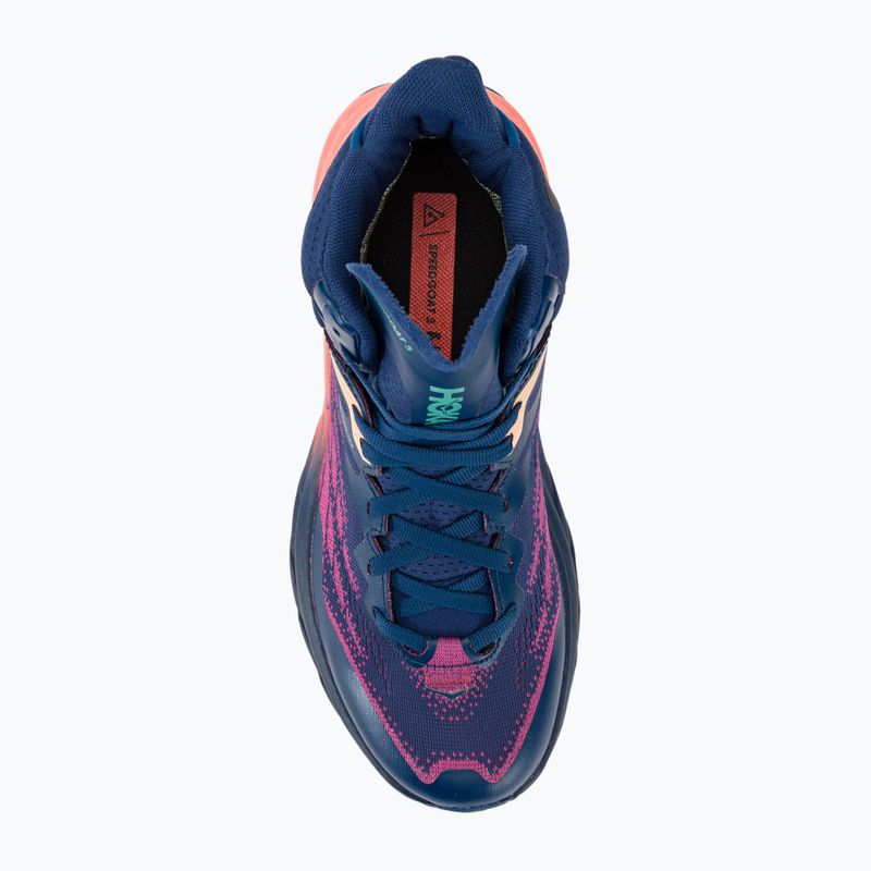 Dámska bežecká obuv HOKA Speedgoat 5 Mid GTX bellwether blue/camellia 6