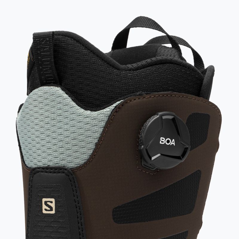 Pánske snowboardové topánky Salomon Dialoge Dual Boa hnedé L416989 9