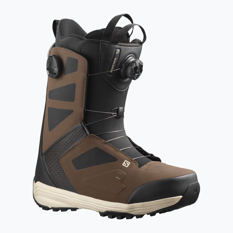 Pánske snowboardové topánky Salomon Dialoge Dual Boa hnedé L416989 11