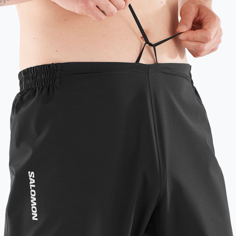 Pánske bežecké nohavice Salomon Bonatti Trail deep black 3