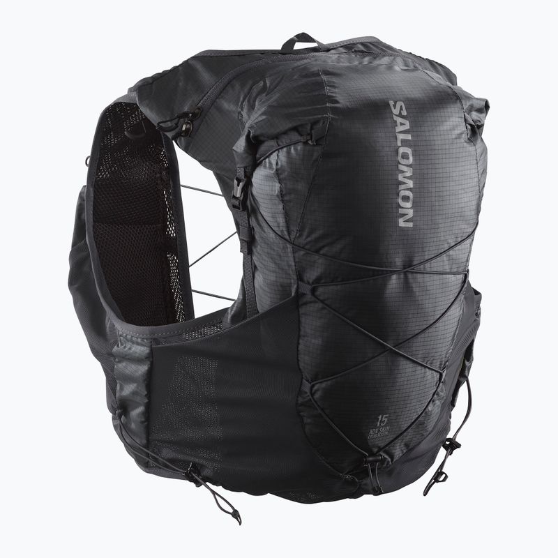 Bežecká vesta Salomon ADV SKIN Cross 15 ebony/alloy 2