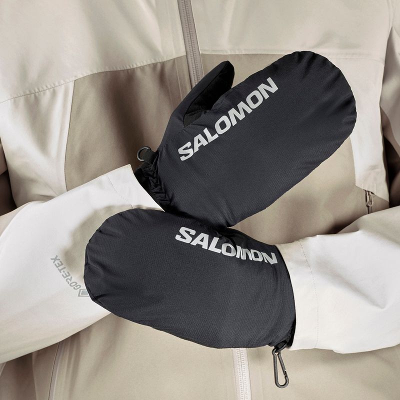 Rukavice Salomon Cross Warm Mitten deep black 4