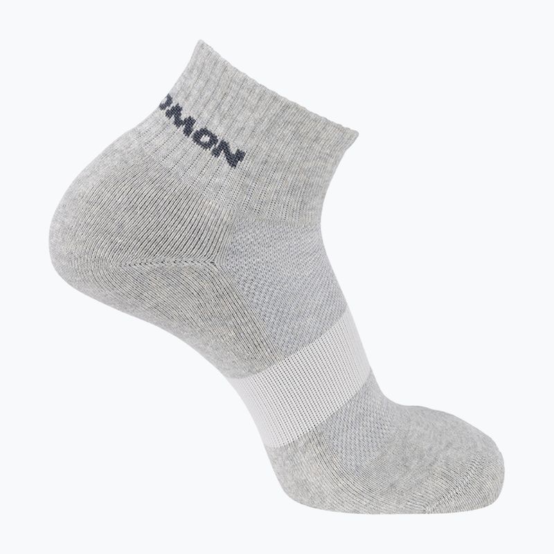 Ponožky Salomon Evasion ponožky 2 páry light grey/heather medium 2