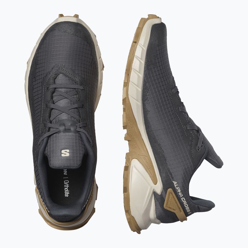 Salomon Alphacross 4 sivá pánska trailová obuv L41724100 15