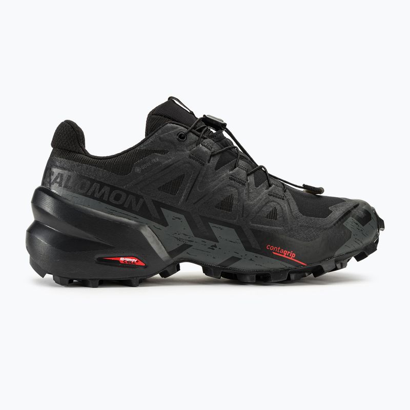 Dámska bežecká obuv Salomon Speedcross 6 GTX black/black/phan 2