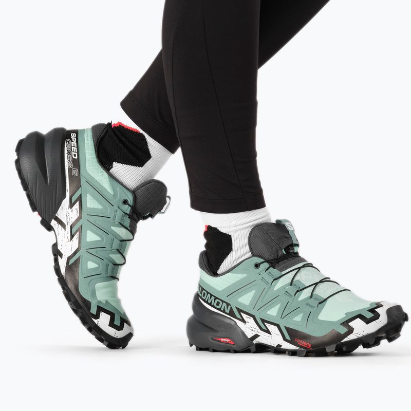 Dámska bežecká obuv Salomon Speedrcross 6 zelená L417431 3