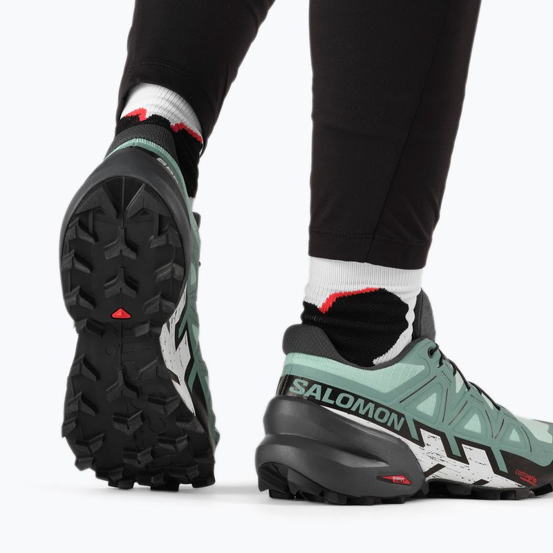 Dámska bežecká obuv Salomon Speedrcross 6 zelená L417431 4