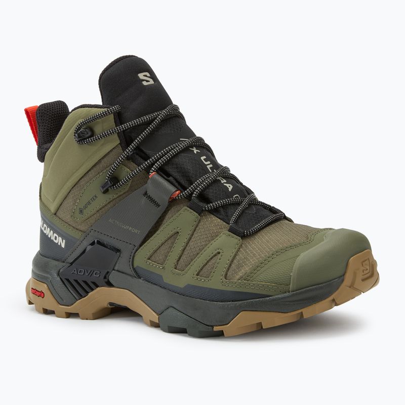 Pánske trekové topánky Salomon X Ultra 4 MID GTX deep lichen green/peat/kelp