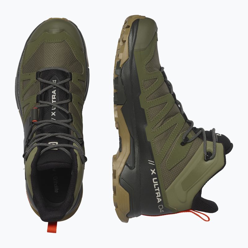 Pánske trekové topánky Salomon X Ultra 4 MID GTX deep lichen green/peat/kelp 13