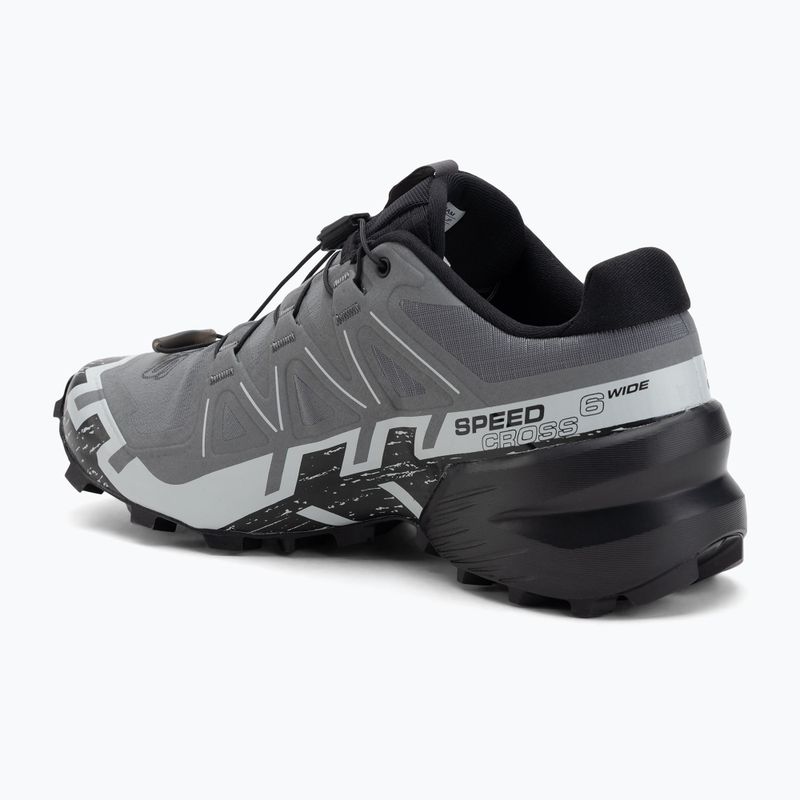 Pánske bežecké topánky Salomon Speedcross 6 Wide quiet shade/black/pearl blue 3