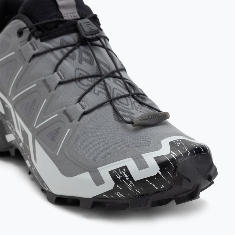 Pánske bežecké topánky Salomon Speedcross 6 Wide quiet shade/black/pearl blue 7