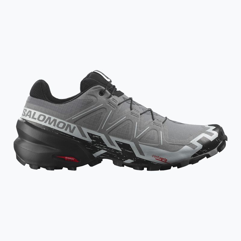 Pánske bežecké topánky Salomon Speedcross 6 Wide quiet shade/black/pearl blue 9