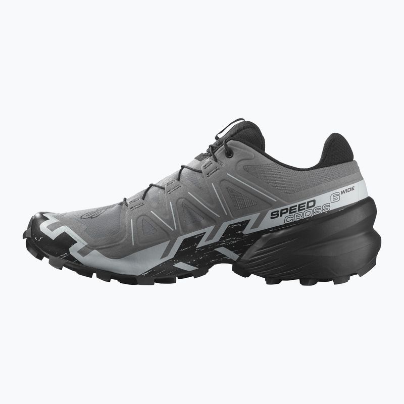 Pánske bežecké topánky Salomon Speedcross 6 Wide quiet shade/black/pearl blue 10