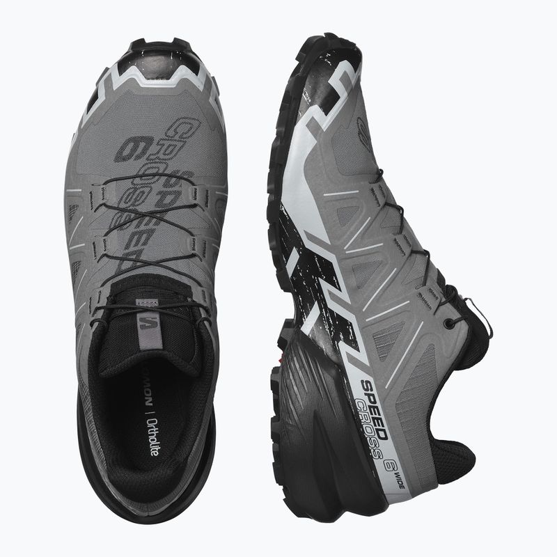 Pánske bežecké topánky Salomon Speedcross 6 Wide quiet shade/black/pearl blue 13