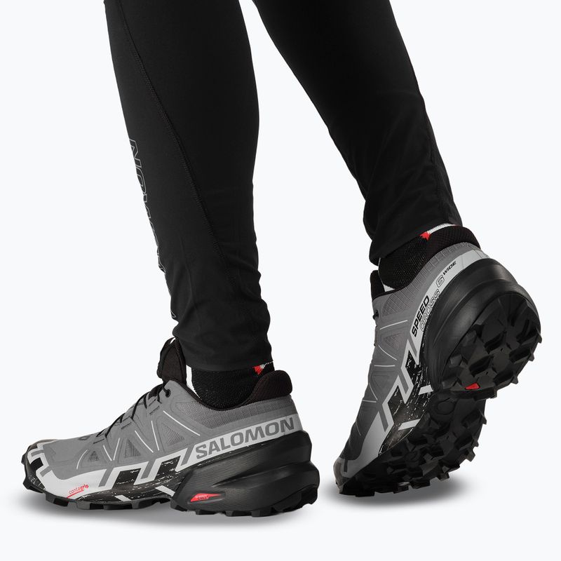 Pánske bežecké topánky Salomon Speedcross 6 Wide quiet shade/black/pearl blue 15