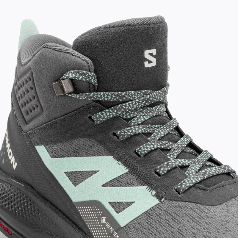Salomon Outpulse Mid GTX dámske trekové topánky ebony/qush/ebony 8