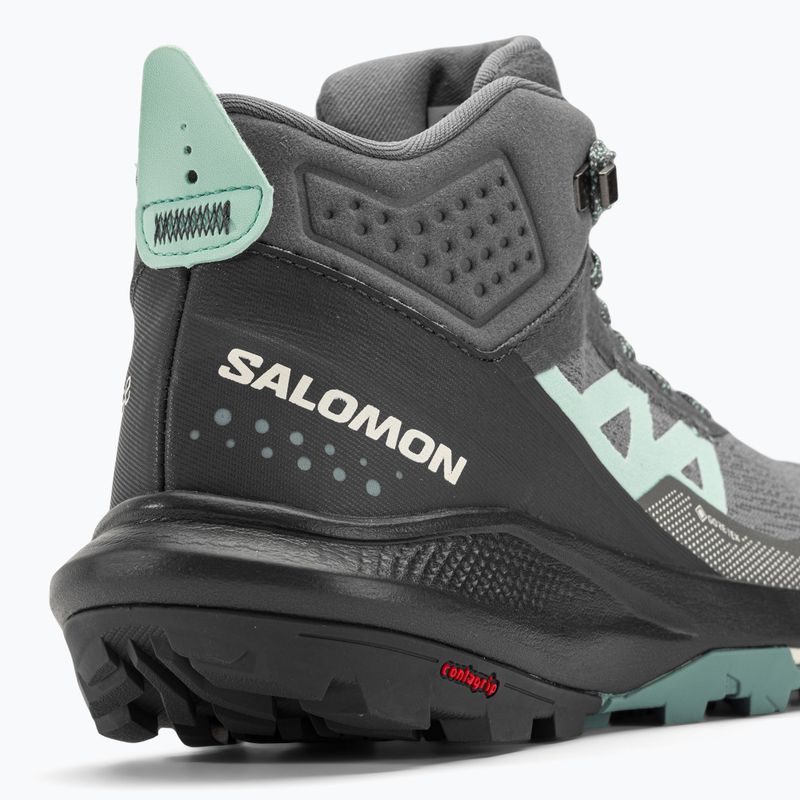 Salomon Outpulse Mid GTX dámske trekové topánky ebony/qush/ebony 9