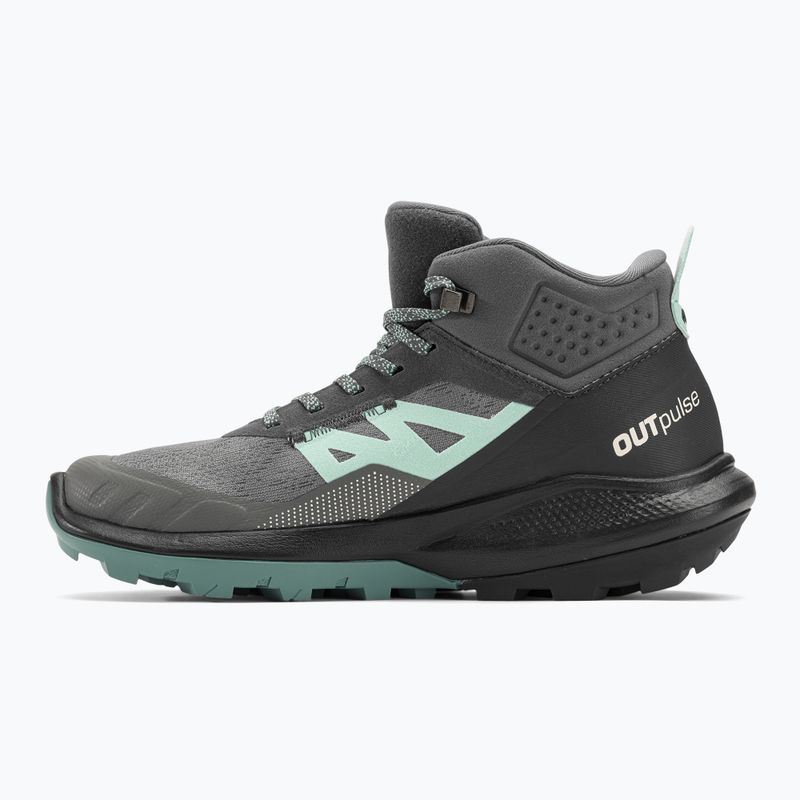 Salomon Outpulse Mid GTX dámske trekové topánky ebony/qush/ebony 10