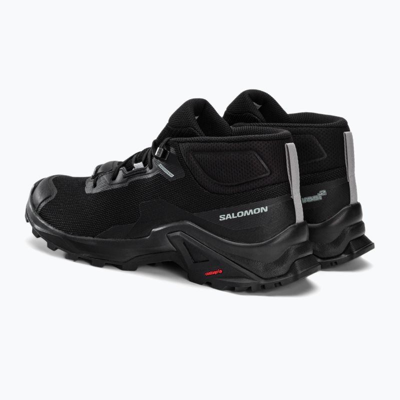 Pánske trekingové topánky Salomon X Reveal Chukka CSWP 2 čierne L417629 3