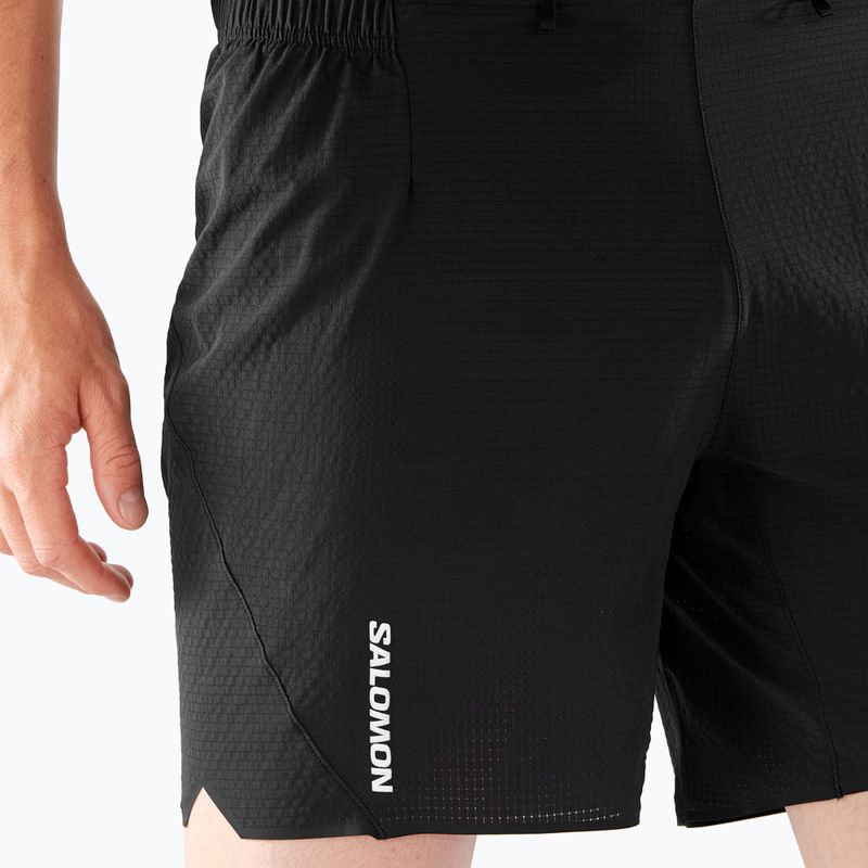 Pánske bežecké šortky Salomon Sense Aero 7'' tmavo čierne 3