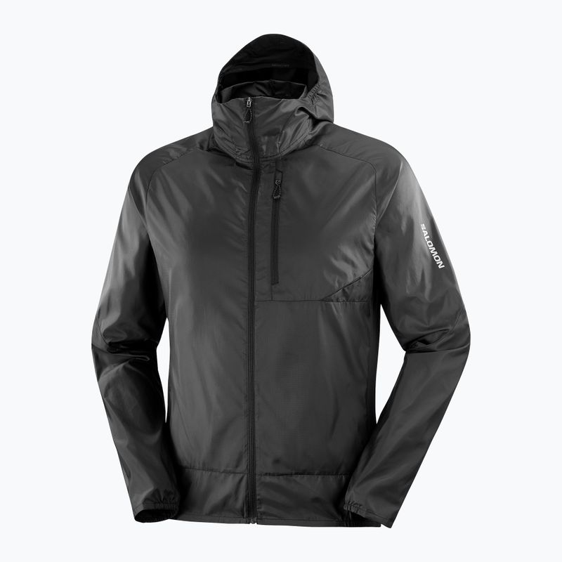 Pánska bežecká bunda Salomon Cross Wind deep black 4