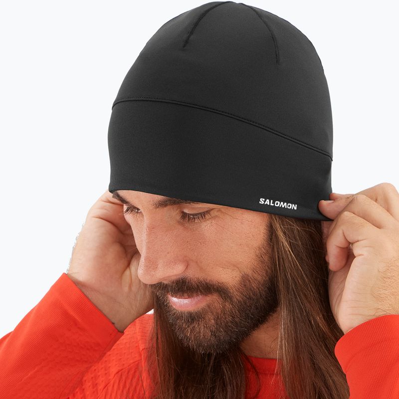 Pánska zimná čiapka Salomon Active black/reflecti 6