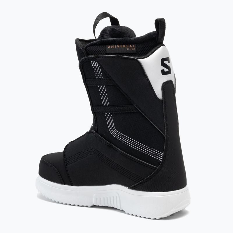 Detské snowboardové topánky Salomon Project Boa čierne L416817 2