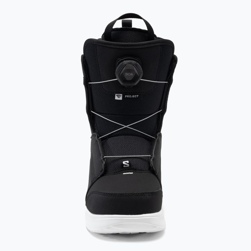 Detské snowboardové topánky Salomon Project Boa čierne L416817 3